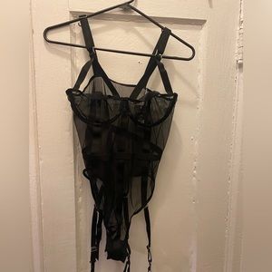 Dallianse Eva Lingerie Strappy Bodysuit